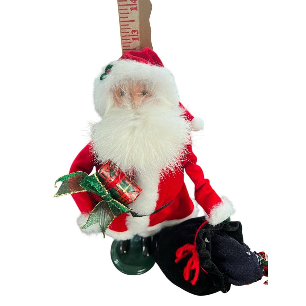 2006 Byers Choice Santa with Sack & Gifts 13" Figurine Collectible For Talbots - Picture 5 of 10